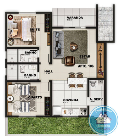 Imagem Apartamento com 2 Quartos à Venda, 66 m² em Quintas Do Descobrimento - Porto Seguro Imagem Apartamento com 2 Quartos à Venda, 66 m² em Quintas Do Descobrimento - Porto Seguro