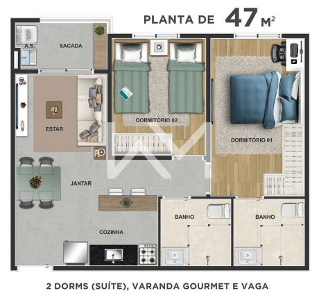 Imagem Apartamento com 2 Quartos à Venda, 49 m² em Vila Sorocabana - Guarulhos Imagem Apartamento com 2 Quartos à Venda, 49 m² em Vila Sorocabana - Guarulhos