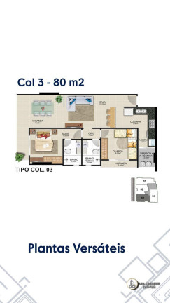 Imagem Apartamento com 2 Quartos à Venda, 73 m² em São Judas Tadeu - Guarapari
