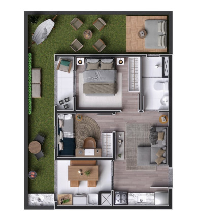 Imagem Apartamento com 2 Quartos à Venda, 33 m² em Campo Belo - São Paulo Imagem Apartamento com 2 Quartos à Venda, 33 m² em Campo Belo - São Paulo