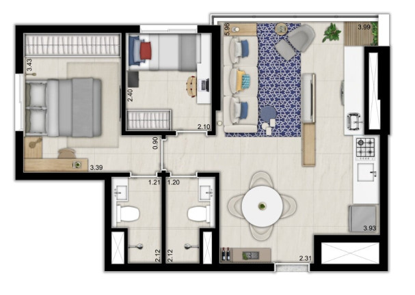 Imagem Apartamento com 1 Quarto à Venda, 34 m² em Ipiranga - São Paulo Imagem Apartamento com 1 Quarto à Venda, 34 m² em Ipiranga - São Paulo