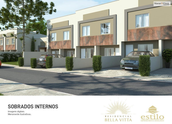 Imagem Casa com 3 Quartos à Venda, 117 m² em Santa Cândida - Curitiba Imagem Casa com 3 Quartos à Venda, 117 m² em Santa Cândida - Curitiba
