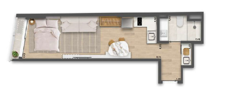 Imagem Imóvel com 1 Quarto à Venda, 58 m² em Copacabana - Rio De Janeiro