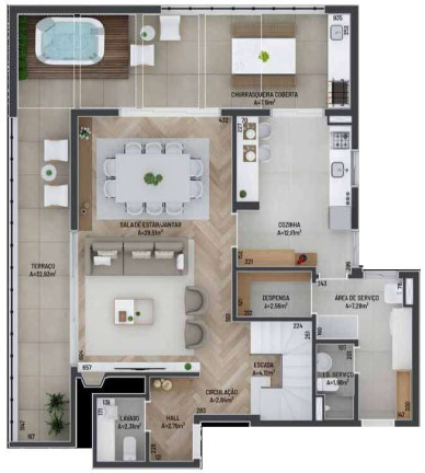 Imagem Apartamento com 4 Quartos à Venda, 123 m² em Vila Izabel - Curitiba