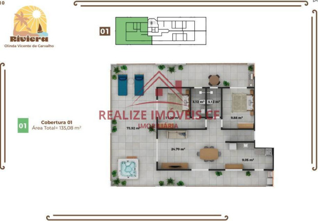 Imagem Apartamento com 1 Quarto à Venda, 38 m² em Vila Nova - Cabo Frio