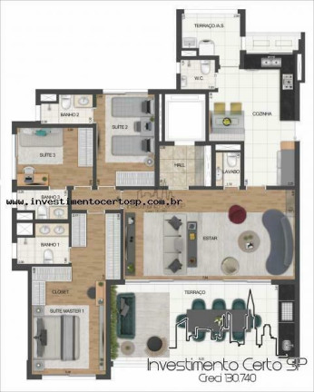 Imagem Apartamento com 3 Quartos à Venda, 163 m² em Indianópolis - São Paulo