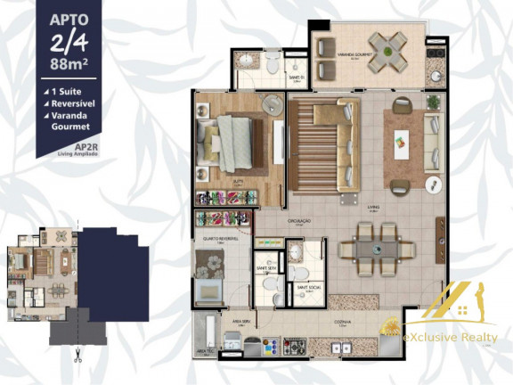Imagem Apartamento com 3 Quartos à Venda, 68 m² em Palame - Esplanada Imagem Apartamento com 3 Quartos à Venda, 68 m² em Palame - Esplanada