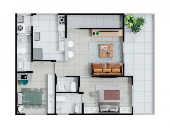 Imagem Casa com 2 Quartos à Venda, em Campo Da Aviacao - Praia Grande Imagem Casa com 2 Quartos à Venda, em Campo Da Aviacao - Praia Grande