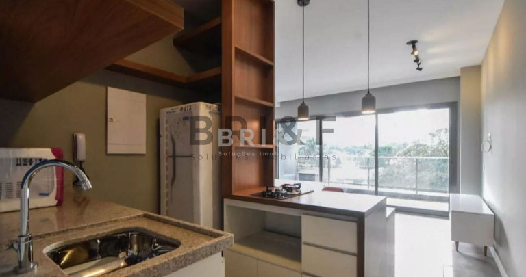 Imagem Apartamento com 1 Quarto para Alugar, 41 m² em Brooklin - São Paulo Imagem Apartamento com 1 Quarto para Alugar, 41 m² em Brooklin - São Paulo