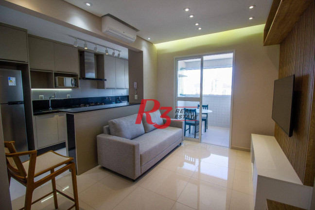 Apartamento com 2 Quartos à Venda ou Locação, 66 m² em Boqueirão - Santos