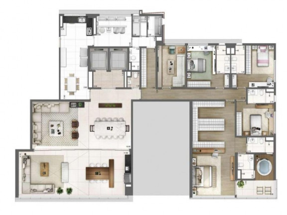Imagem Apartamento com 4 Quartos à Venda, 34.300 m² em Itaim - São Paulo Imagem Apartamento com 4 Quartos à Venda, 34.300 m² em Itaim - São Paulo