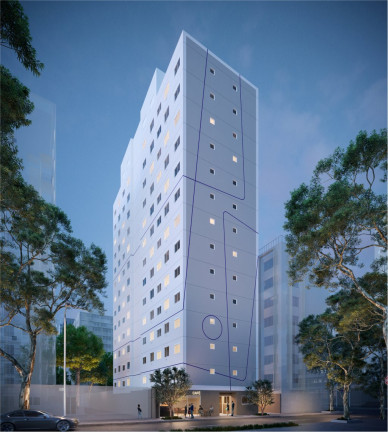 Apartamento com 2 Quartos à Venda, 32 m² em Vila Buarque - São Paulo