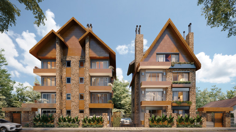 Apartamento com 2 Quartos à Venda, 106 m² em Centro - Gramado