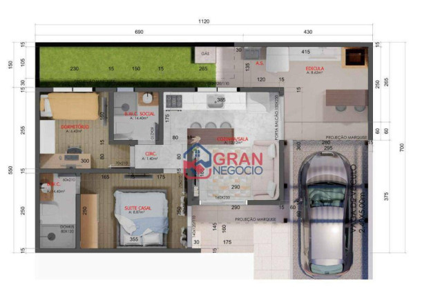 Imagem Casa com 2 Quartos à Venda, 50 m² em Itajuba - Barra Velha Imagem Casa com 2 Quartos à Venda, 50 m² em Itajuba - Barra Velha