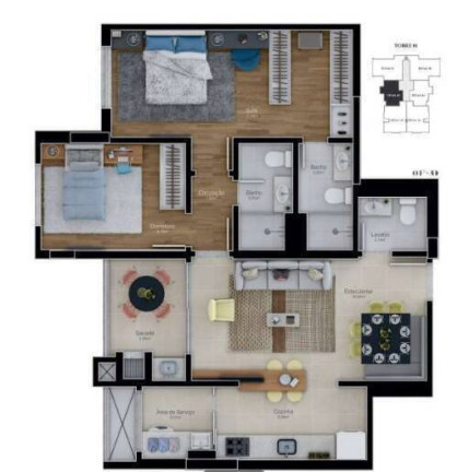 Imagem Apartamento com 2 Quartos à Venda, 79 m² em Agronomica - Florianópolis Imagem Apartamento com 2 Quartos à Venda, 79 m² em Agronomica - Florianópolis