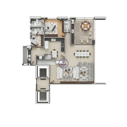 Imagem Apartamento com 4 Quartos para Alugar ou Temporada, 187 m² em Candelária - Natal Imagem Apartamento com 4 Quartos para Alugar ou Temporada, 187 m² em Candelária - Natal