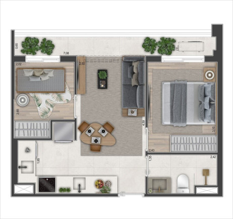 Imagem Imóvel com 1 Quarto à Venda, 49 m² em Bela Vista - São Paulo Imagem Imóvel com 1 Quarto à Venda, 49 m² em Bela Vista - São Paulo
