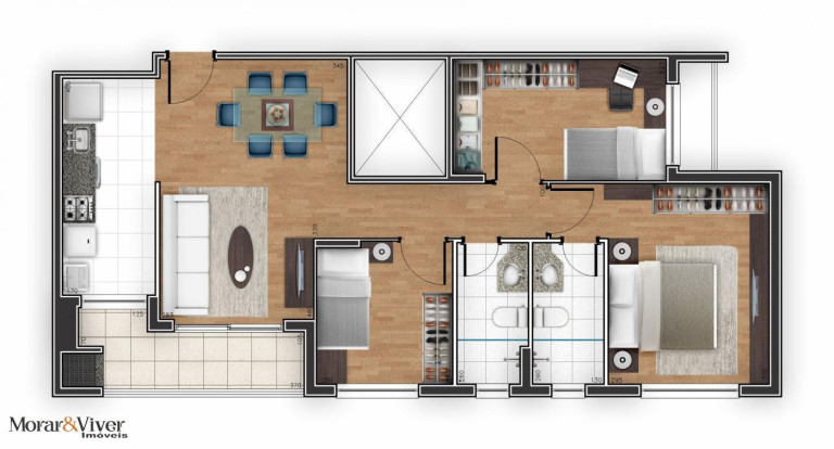 Imagem Apartamento com 3 Quartos à Venda, 120 m² em Cristo Rei - Curitiba Imagem Apartamento com 3 Quartos à Venda, 120 m² em Cristo Rei - Curitiba