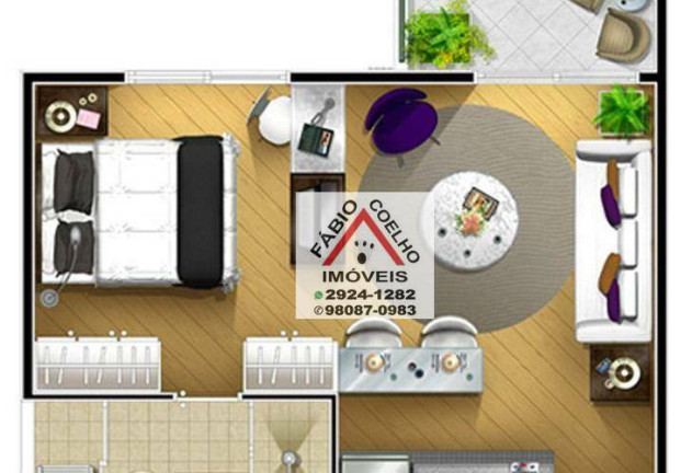 Imagem Studio com 1 Quarto à Venda, 34 m² em Vila Andrade - São Paulo Imagem Studio com 1 Quarto à Venda, 34 m² em Vila Andrade - São Paulo