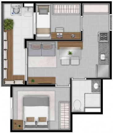 Imagem Studio com 1 Quarto à Venda, 27 m² em Santana - São Paulo Imagem Studio com 1 Quarto à Venda, 27 m² em Santana - São Paulo