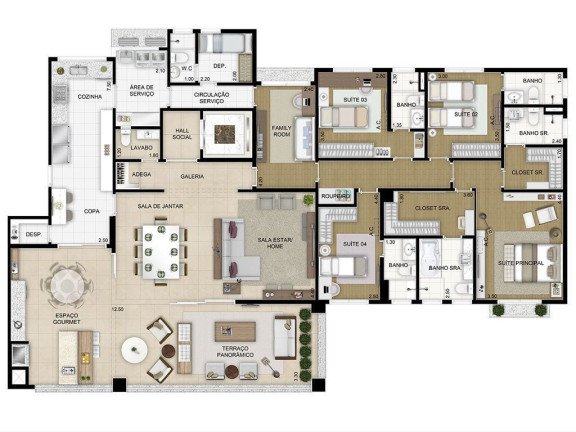 Imagem Apartamento com 4 Quartos à Venda, 266 m² em Perdizes - São Paulo Imagem Apartamento com 4 Quartos à Venda, 266 m² em Perdizes - São Paulo