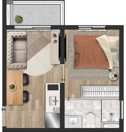 Imagem Apartamento com 1 Quarto à Venda, 26 m² em Perdizes - São Paulo