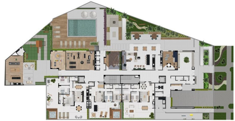 Imagem Apartamento com 2 Quartos à Venda, 123 m² em água Verde - Curitiba