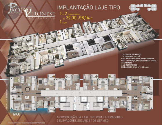 Imagem Apartamento com 2 Quartos à Venda, 58 m² em Aviação - Praia Grande