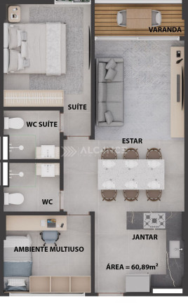 Imagem Apartamento com 2 Quartos à Venda, 60 m² em Cabo Branco - João Pessoa Imagem Apartamento com 2 Quartos à Venda, 60 m² em Cabo Branco - João Pessoa