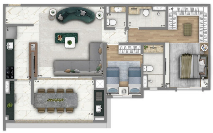 Imagem Apartamento com 3 Quartos à Venda, 100 m² em Tatuapé - São Paulo Imagem Apartamento com 3 Quartos à Venda, 100 m² em Tatuapé - São Paulo