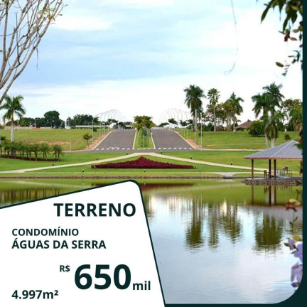 Imagem Terreno à Venda, 2.434 m² em Condomínio águas Da Serra - Hidrolândia