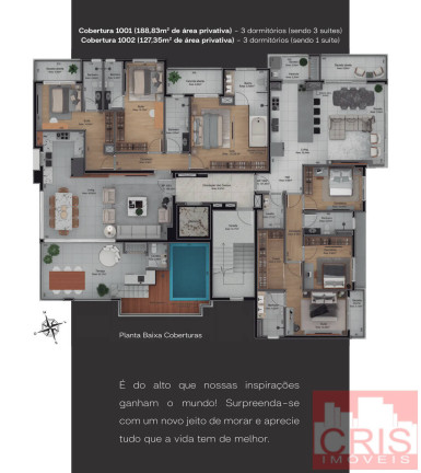 Imagem Apartamento com 3 Quartos à Venda, 101 m² em Humaitá - Bento Gonçalves Imagem Apartamento com 3 Quartos à Venda, 101 m² em Humaitá - Bento Gonçalves
