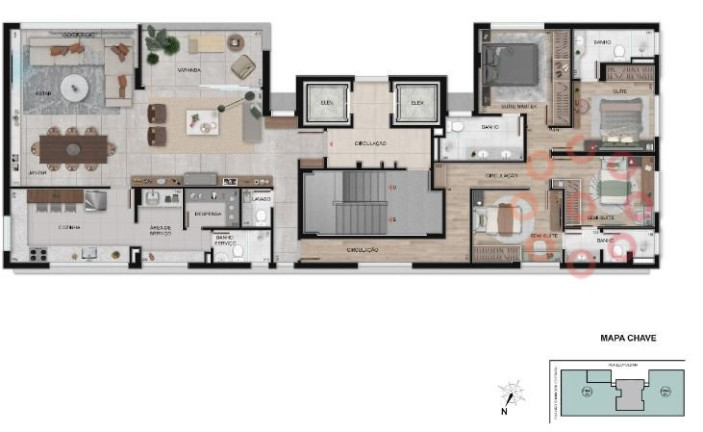 Imagem Apartamento com 4 Quartos à Venda, 80 m² em Santo Antônio - Belo Horizonte