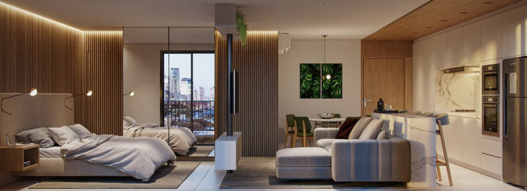 Imagem Imóvel com 1 Quarto à Venda, 54 m² em Setor Marista - Goiânia Imagem Imóvel com 1 Quarto à Venda, 54 m² em Setor Marista - Goiânia