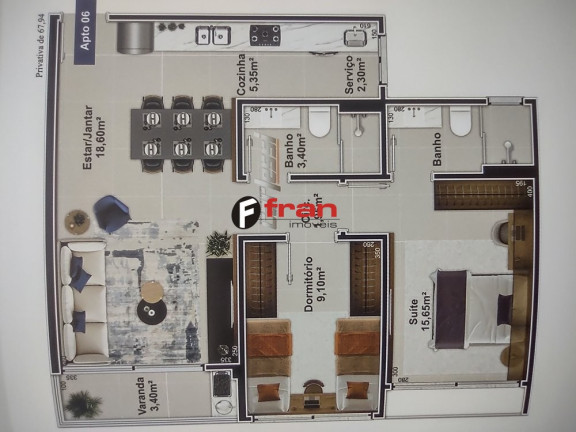 Imagem Apartamento com 2 Quartos à Venda, 63 m² em Trindade - Florianópolis