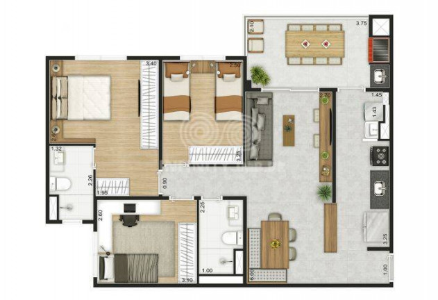 Imagem Apartamento com 3 Quartos à Venda, 81 m² em Jardim Marajoara - São Paulo Imagem Apartamento com 3 Quartos à Venda, 81 m² em Jardim Marajoara - São Paulo