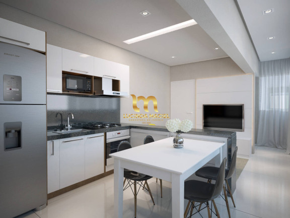 Imagem Apartamento com 1 Quarto à Venda, 44 m² em Guilhermina - Praia Grande