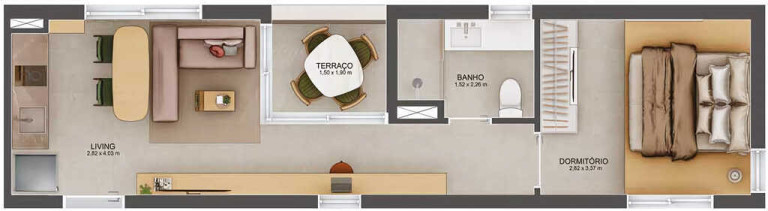 Imagem Imóvel com 1 Quarto à Venda, 42 m² em Ibirapuera - São Paulo