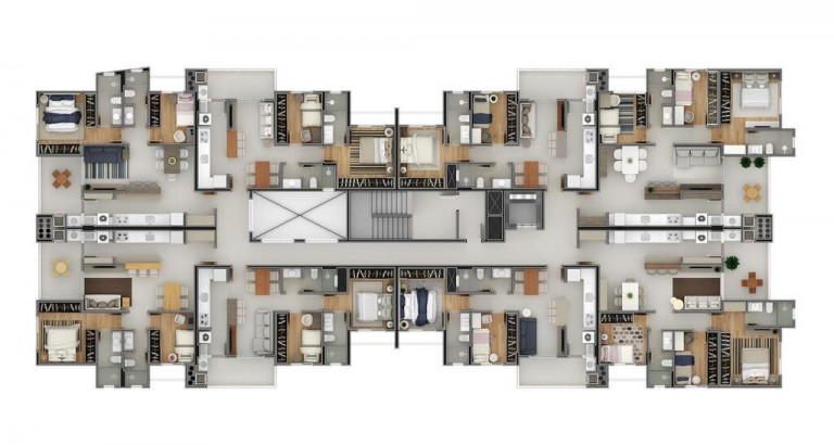Imagem Apartamento com 2 Quartos à Venda, 63 m² em água Verde - Curitiba
