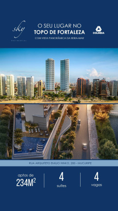 Imagem Apartamento com 4 Quartos à Venda, 238 m² em Mucuripe - Fortaleza
