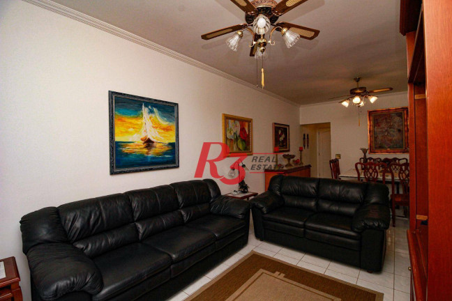Imagem Apartamento com 3 Quartos à Venda, 120 m² em Embaré - Santos Imagem Apartamento com 3 Quartos à Venda, 120 m² em Embaré - Santos