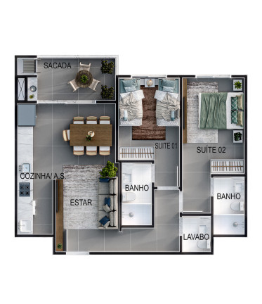 Imagem Imóvel com 2 Quartos à Venda, 75 m² em Bombas - Bombinhas Imagem Imóvel com 2 Quartos à Venda, 75 m² em Bombas - Bombinhas