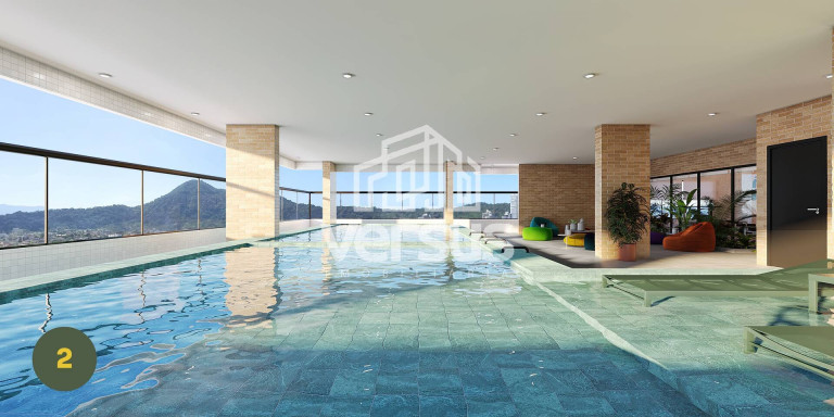 Apartamento com 2 Quartos à Venda, 80 m² em Boqueirão - Praia Grande