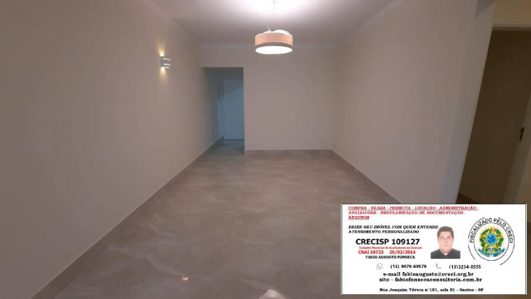 Imagem Apartamento com 3 Quartos à Venda, 134 m² em José Menino - Santos Imagem Apartamento com 3 Quartos à Venda, 134 m² em José Menino - Santos