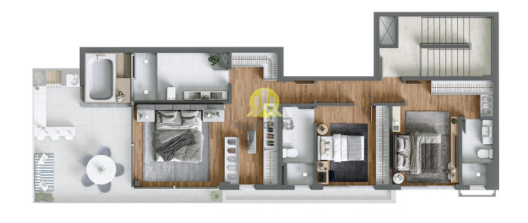 Imagem Cobertura com 3 Quartos à Venda, 214 m² em Bigorrilho - Curitiba Imagem Cobertura com 3 Quartos à Venda, 214 m² em Bigorrilho - Curitiba