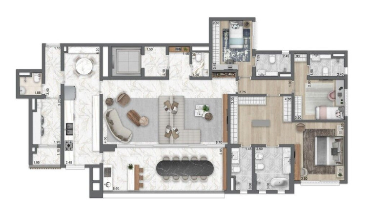 Imagem Apartamento com 3 Quartos à Venda, 198 m² em Moema - São Paulo Imagem Apartamento com 3 Quartos à Venda, 198 m² em Moema - São Paulo
