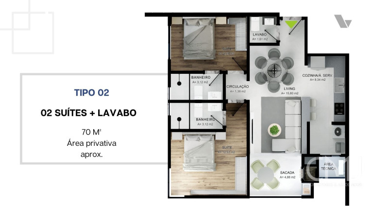 Imagem Apartamento com 2 Quartos à Venda, 70 m² em Morretes - Itapema Imagem Apartamento com 2 Quartos à Venda, 70 m² em Morretes - Itapema