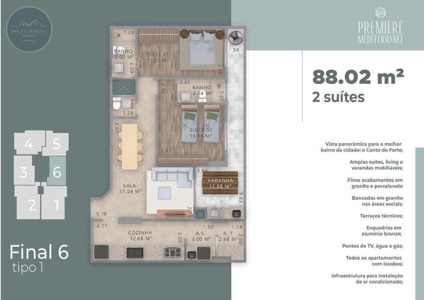Imagem Imóvel com 3 Quartos à Venda, 152 m² em Canto Do Forte - Praia Grande