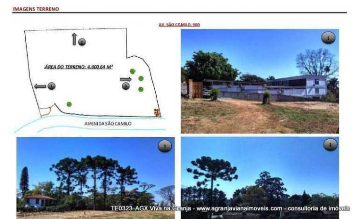 Terreno à Venda, 4.000 m² em Granja Viana - Cotia