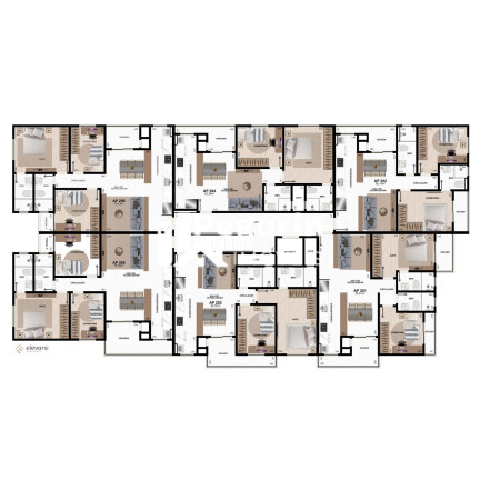 Imagem Apartamento com 2 Quartos à Venda, 96 m² em Centro - Pinhais